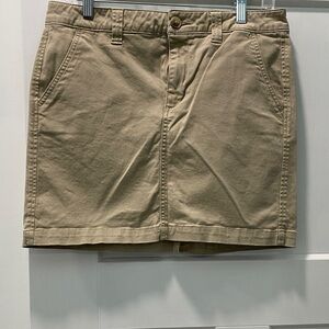 Aeropostale khaki mini skirt